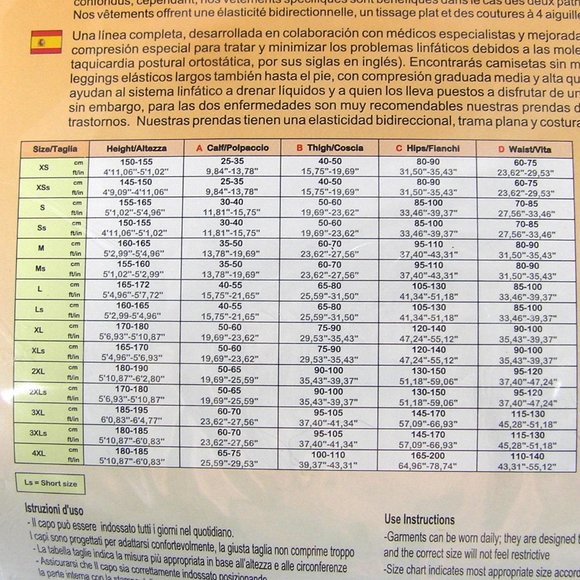 CzSalus XL Flat Knit Compression Leggings 25-30 mmHg - Picture 7 of 11